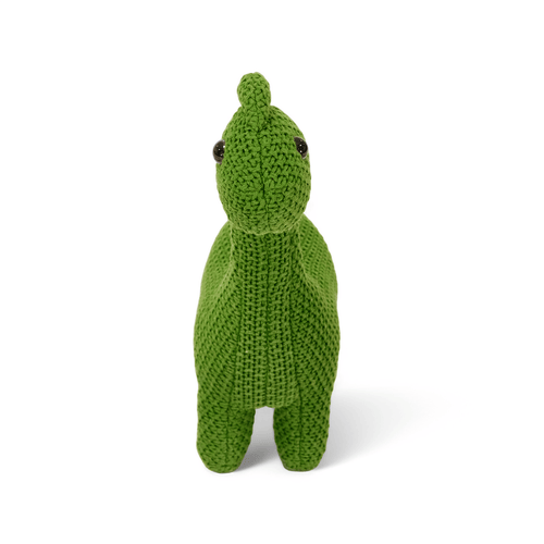 Pintado & Lacado knuffeldier Dinosaur - groente - 32 cm