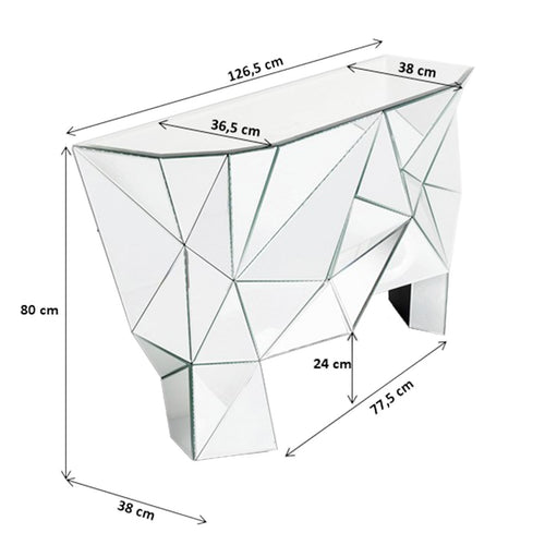 Kare Design Console Prisma 126x38cm