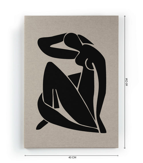 Canvas 60x40 Lichaam