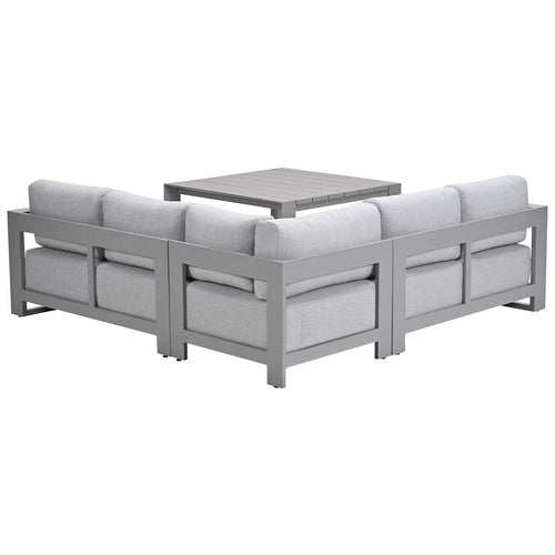 Garden Impressions lounge dining set Malakka taupe - valley sand - 4-delig