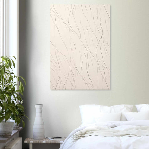 Artfulprints  Abstract - Linear symphony   poster A4 21x29.7 cm