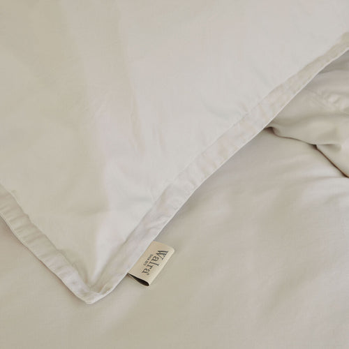 Walra - Dekbedovertrek Vintage Satin - 140x220 cm - Zand