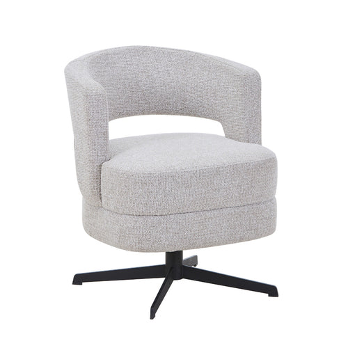 DÉJA Living Eetkamerstoel Lave - Taupe - Draaibaar - Set van 2 - vtwonen shop