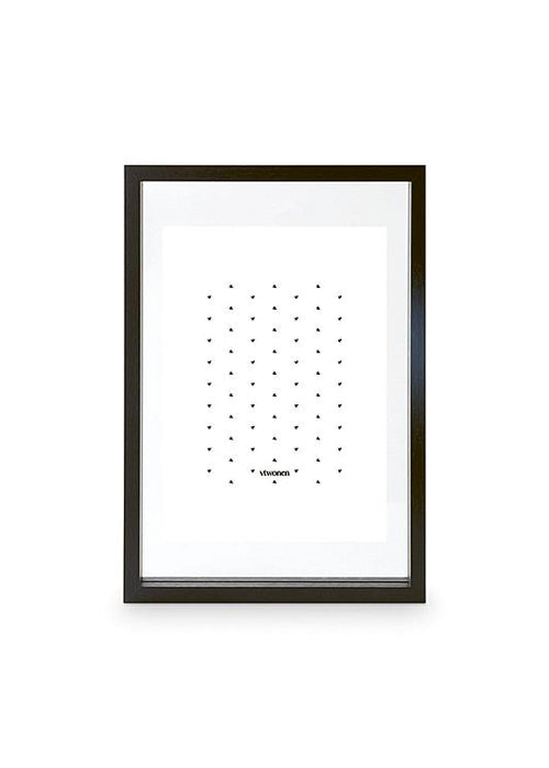 vtwonen Fotolijsten - Set van 2 - Zwart - Hout - 22 x 31 cm