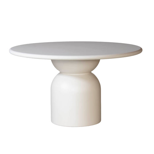 DÉJA Living Eettafel Djurö - Rond Beige Eco Composiet - 130cm