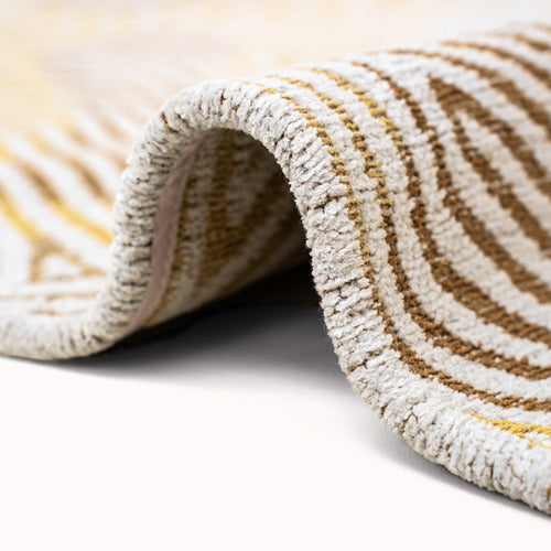 Louis De Poortere binnen & buiten machinewasbaar vloerkleed Meditation Coral van 40% gerecycled PET - geel - 200x280cm