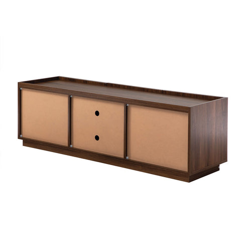 Calicosy - TV-meubel ABEL - Donker hout 140x40x45 cm