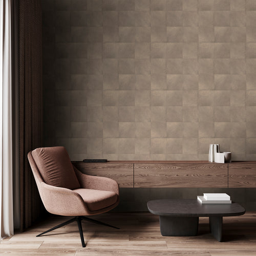 Sanders & Sanders behang dierenhuid donker beige - 53 cm x 10 m - 640091