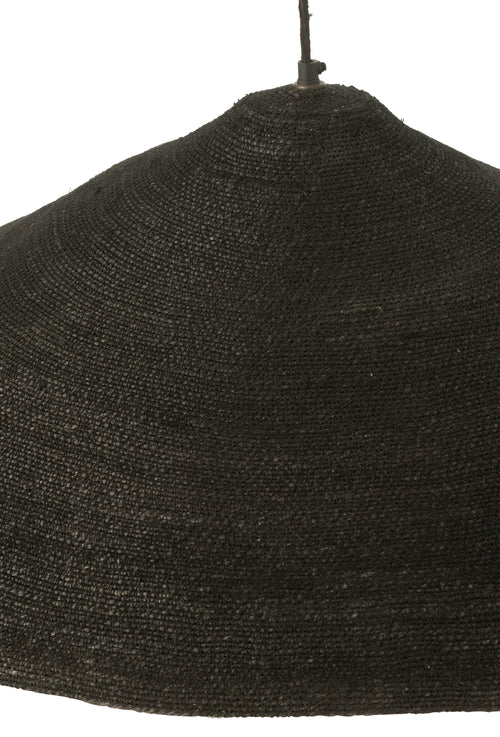 J-Line hanglamp Hoed Moonj - gras - zwart - large