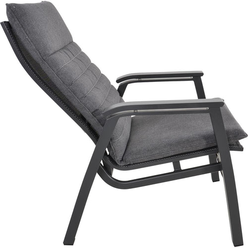 Lesli Living bistrostoel Allegro - grijs - 73x88x86cm - set van 2