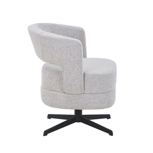 DÉJA Living Eetkamerstoel Lave - Taupe - Draaibaar - Set van 2 - vtwonen shop