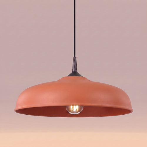 Sollux Lighting Hanglamp GINA rode oker - 38x38x74cm