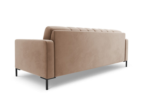 Cosmopolitan Design Bank Bali 3-zits, flueel, beige - 96x177x75cm
