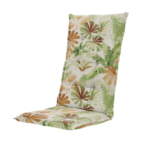 Madison tuinstoelkussen hoge rug Axel - multikleur - 123x50x5cm - set van 4