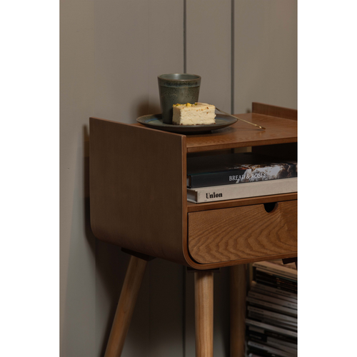 WOOOD nachtkastje/bijzettafel Nils - Hout - Naturel - 54x36x30 - vtwonen shop