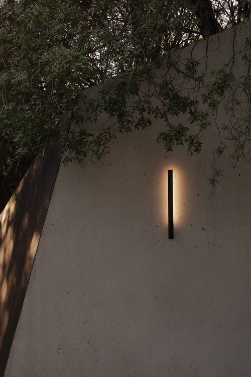 Faro Lime Limegroene 60 cm LED buitenwandlamp, modern, zwart, IP65, 2700/3000/4000K