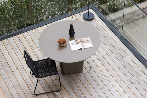 Rebellenclub Ronde Tuintafel Echo - ø120cm - Bruin - vtwonen shop