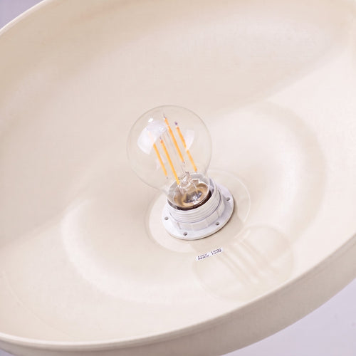 Sollux Lighting Hanglamp GINA beige - 38x38x74cm