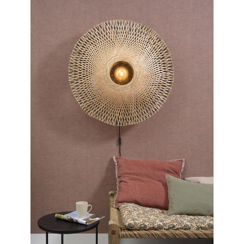 GOOD&MOJO wandlamp Kalimantan - bruin - Ø87cm - vtwonen shop