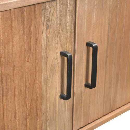 Giga Meubel Tv-meubel Merel - Naturel Mangohout - 200x46x56cm - vtwonen shop