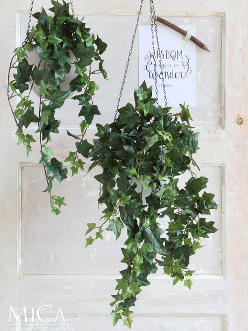 Mica Decorations Hedera Kunst Hangplant - H129 cm - Groen Bont - vtwonen shop