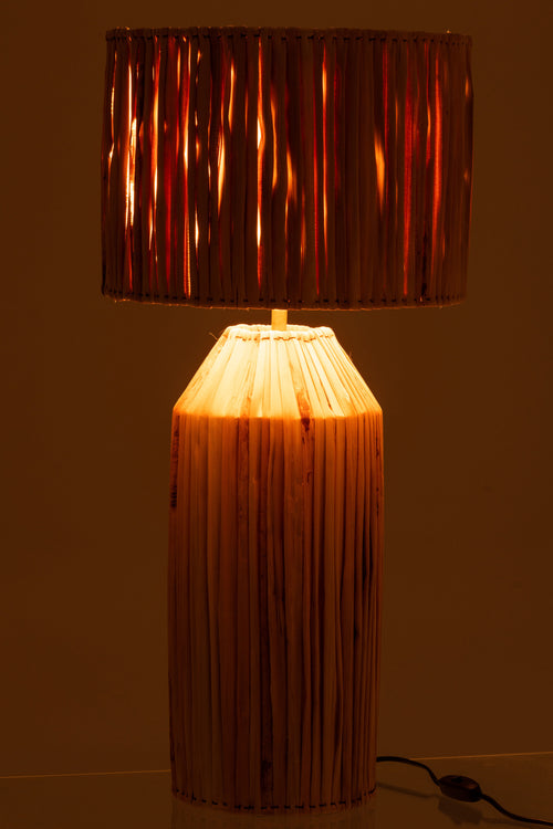 J-Line lamp Hanna Bananen Bladeren - jute - naturel