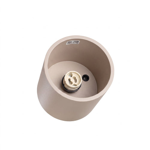 Sollux Lighting Plafondlamp ORBIS 1 taupe - 10x10x10cm