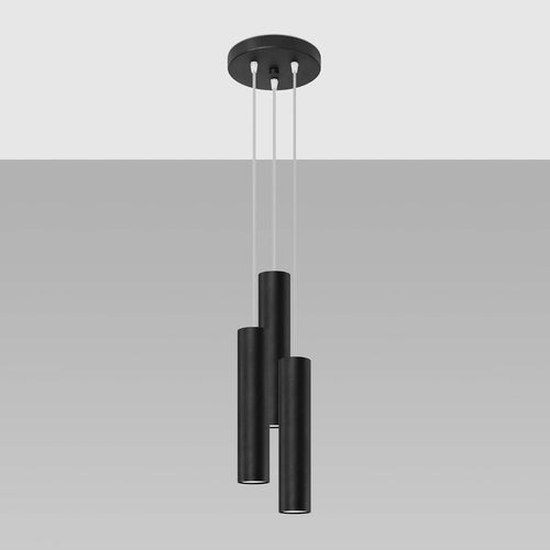 Sollux Lighting Hanglamp LAGOS 3P zwart - 20x20x110cm