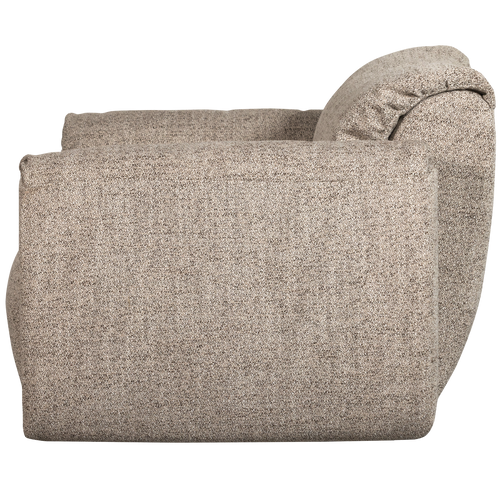WOOOD loveseat Baggy - Geweven Stof - Bruin Melange - 81x138x101 - vtwonen shop
