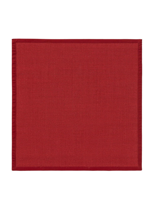 benuta sisal vloerkleed Sana - rood - 150x150 cm