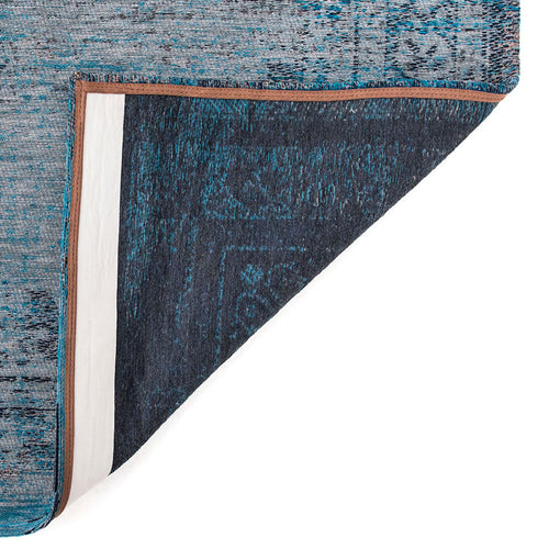 Louis De Poortere vloerkleed Grey Turquoise - blauw - 140x200cm - vtwonen shop