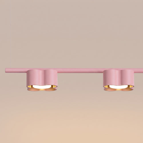 Sollux Lighting Kroonluchter OVIO 4 roze Gx53 - 122x12x208cm