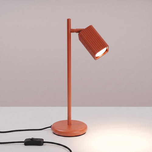 Sollux Lighting Tafellamp RAYO rode oker - 14,5x14,5x43cm