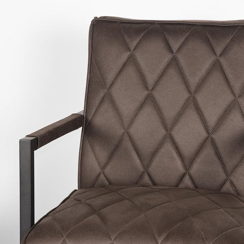 LABEL51 Fauteuil Denmark - Antraciet Microfiber - Zithoogte 41cm - vtwonen shop