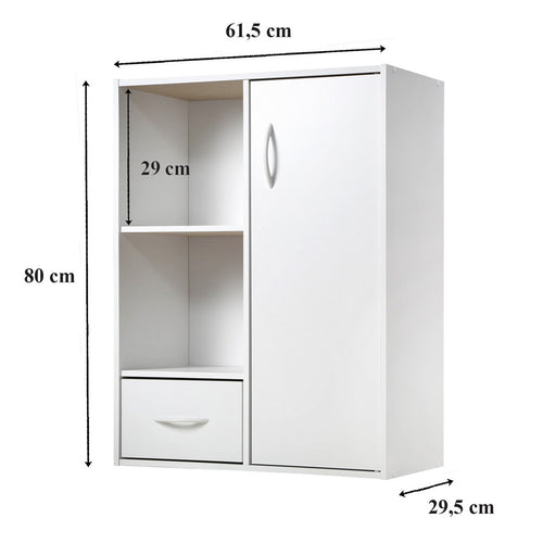 Calicosy - Legplank met 2 compartimenten COMPO - 29.5x61.5x80 cm