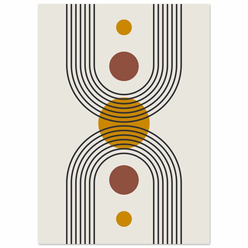 Artfulprints  Boho – Solar form   poster 50x70 cm - vtwonen shop