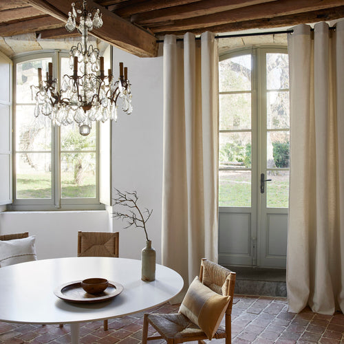 Madura Gordijn Cleofil licht zand 135x350 cm