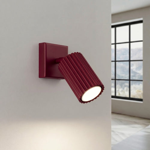 Sollux Lighting Wandlamp KARBON bordeaux - 8x16x16cm
