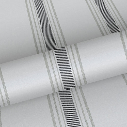 Sanders & Sanders behang strepen donkergrijs - 53 cm x 10.05 m - 640667