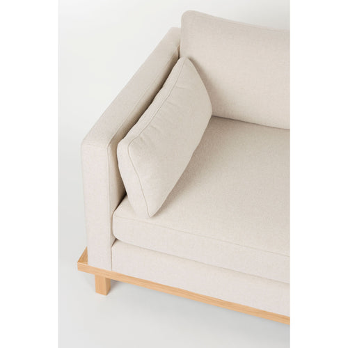 Zuiver Blossom 3-zitsbank Eiken Zand - Crème