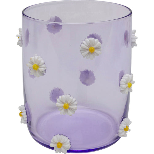 Kare Design Waterglazen Party paars bloemen (4/set) - vtwonen shop