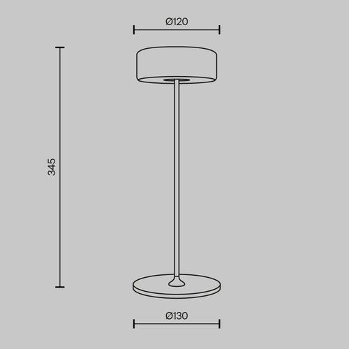 Maytoni - Batterijlamp AI Collaboration - Zwart - Ø12