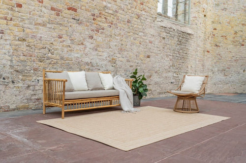 Interieur05 Jute buitenkleed Naturel Visgraat Border - 160 x 230 cm - vtwonen shop