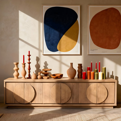 DÉJA Living Tv-meubel Isla - Bruin Hout - 200x40x50cm - vtwonen shop