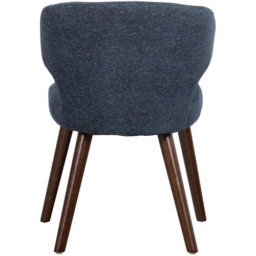 vtwonen eetkamerstoelen Cape - Stof - Blauw - Set van 6 - vtwonen shop