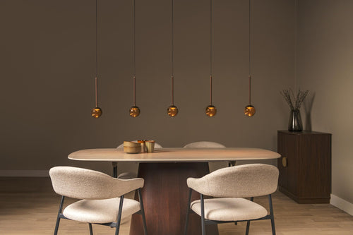 Lucide hanglamp CALINA - Geïntegreerde LED - Koffie