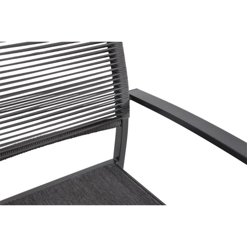 Lesli Living bistrostoel Vitolini - grijs - 57x62x87cm