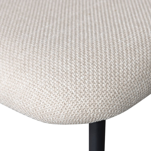 WOOOD eetkamerstoelen Kjeld - Polyester - Naturel - Set van 6 - vtwonen shop