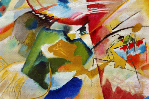 Canvas 60x40 Afdruk Wassily Kandinsky - vtwonen shop