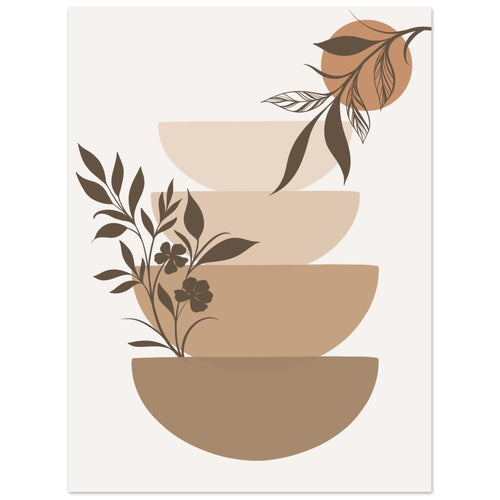 Artfulprints  Boho – Botanical stack   poster 30x40 cm - vtwonen shop